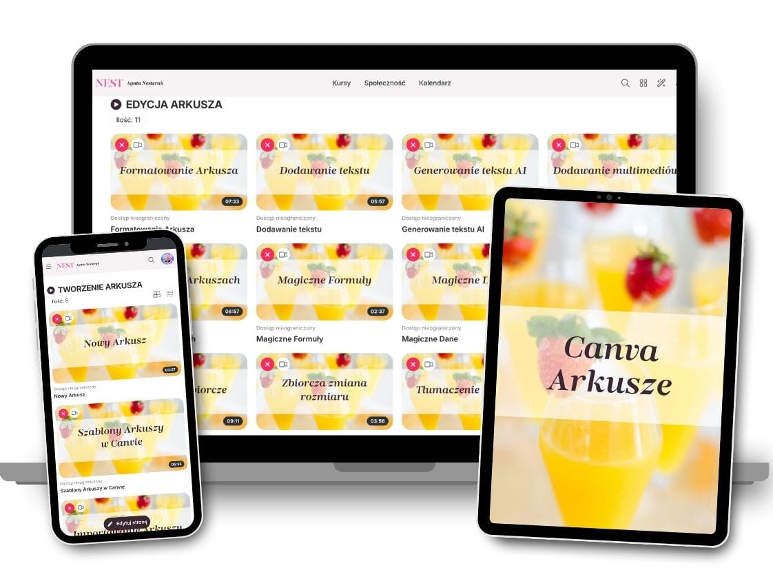 canva arkusze canva arkusze